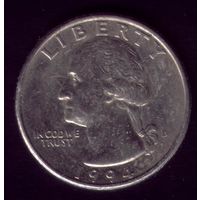 25 центов 1994 год США D