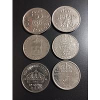 Комплект. Монеты Швеция.
