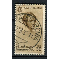 Королевство Италия - 1935 - Портрет Винченцо Беллини 30С - [Mi.533] - 1 марка. Гашеная.  (Лот 109AL)