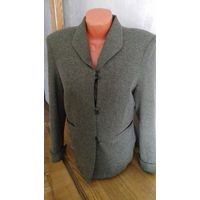 Пиджак цвета хаки, размер 48