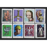 Музейные экспонаты Польша 1973 год серия из 8 марок