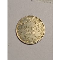 Колумбия 200 песо 2017 года .