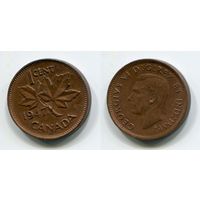 Канада. 1 цент (1947, XF)