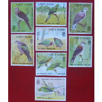 Вьетнам. Птицы. ( 8 марок ) 1980 года. 3-6.