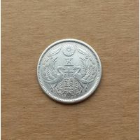 Япония, 50 сенов 1923 г., серебро 0.720, период Тайсё (1912-1926)