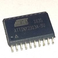 ATtiny2313A-SU, Микроконтроллер 8-Бит, picoPower, AVR, 20МГц, 2КБ Flash [SO-20] ATtiny2313 ATtiny 2313