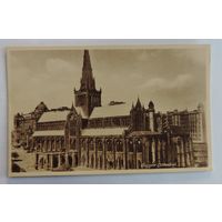 Открытка "Glasgow Cathedral" до 1917г. Англия.
