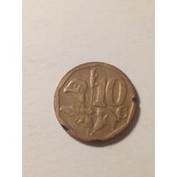 10 центов Южная Африка 2008