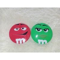 Жестяные коробочки  M&M , коробка от драже, конфет эмэмдэмс