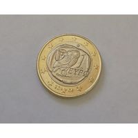 1 евро 2006 Греция UNC из ролла пореже