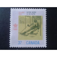 Канада 1988 олимпиада, слалом