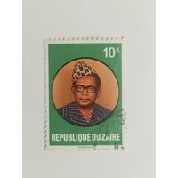 Конго (Заир) 1978. Президент Мобуту