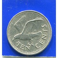 Барбадос 10 центов 1980