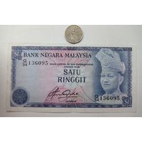 Werty71 Малайзия 1 ринггит 1981  aUNC банкнота