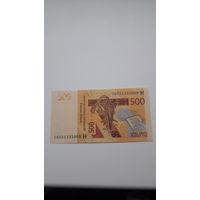 НИГЕР 500 франков 2012 год