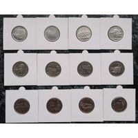 Распродажа !!! Канада 25 центов (Миллениум) (ПОЛНЫЙ НАБОР 24 монеты) 1999-2000 гг. UNC