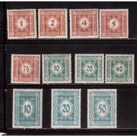 Австрия-1922,(Мих.103-116) * , Стандарт, Служебные марки,