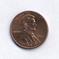 США, 1 цент 2006 г.