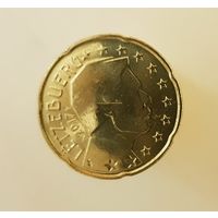 20 евроцентов 2017 Люксембург UNC из ролла