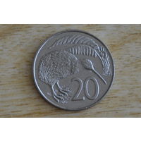 Новая Зеландия 20 центов 1988