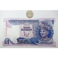 Werty71 Малайзия 1 ринггит 1986 UNC банкнота