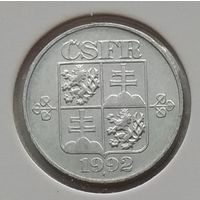Чехословакия 10 геллеров 1992 г. В холдере