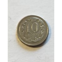 Польша 10 грошей 2017