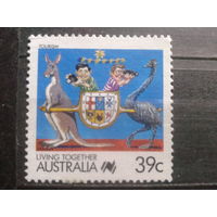 Австралия 1988 Комикс туризм, гербы*
