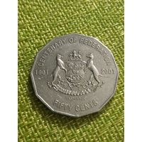 Австралия 50 центов 2001г ( Тасмания )