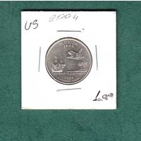 США 25 цент  2004 г. ФЛОРИДА