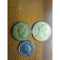 Танзания 50 шилингов 1996, Нидерланды 25 центов 1967, Франция 20 центов 1983-23
