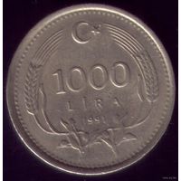1000 Лир 1991 год Турция