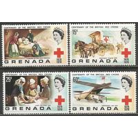 Гренада. 100 лет Британскому Красному Кресту. 1970г. Mi#379-82.
