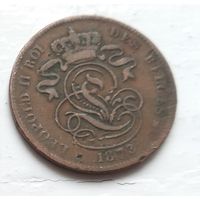 Бельгия 2 сантима, 1873 'DES BELGES' 4-1-60