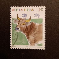 Швейцария 1992. Домашний скот. Корова