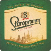 Подставку под пиво "Staropramen".