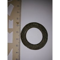 Старинная бронзовая пряжка кольцо - Славяне