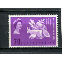 Британские колонии - Сейшелы - 1963 - Борьба с голодом - [Mi. 212] - полная серия - 1 марка. MH.  (Лот 83Di)