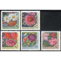 Цветы СССР 1970 год (3943-3947) серия из 5 марок