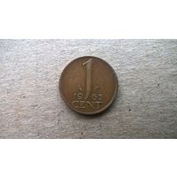 Нидерланды 1 цент, 1963г.  (Б-3)