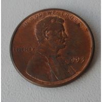 1 цент США 1993 г.в.