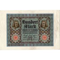 Германия, 100 марок, 1920 г. (серия Н)