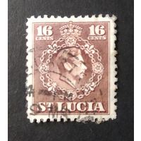 ВЕЛИКОБРИТАНИЯ\1121\Санта Люсия.  St. Lucia , 1949