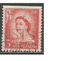 Новая Зеландия. Королева Елизавета II. 1956г. Mi#357y.