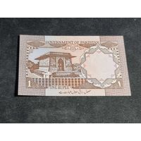 Пакистан 1 рупия (обр)1984 Unc