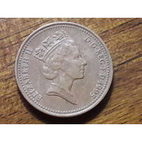 Великобритания 1 пенни 1995