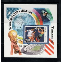 Танзания /1994/ Спорт / Футбол / Кубок мира. США - 94 / Блок