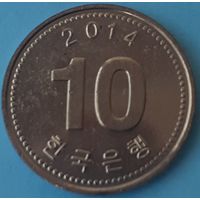 Южная Корея 10 вон, 2014 (4-14-42)