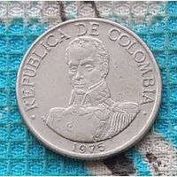 Колумбия 1 песо 1975 года. Кукуруза.