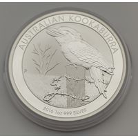 Австралия 2016 серебро (1 oz) "Кукабарра"